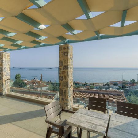 Ouzo Panoramic Houses 2, With Private Pool Plomari エクステリア 写真