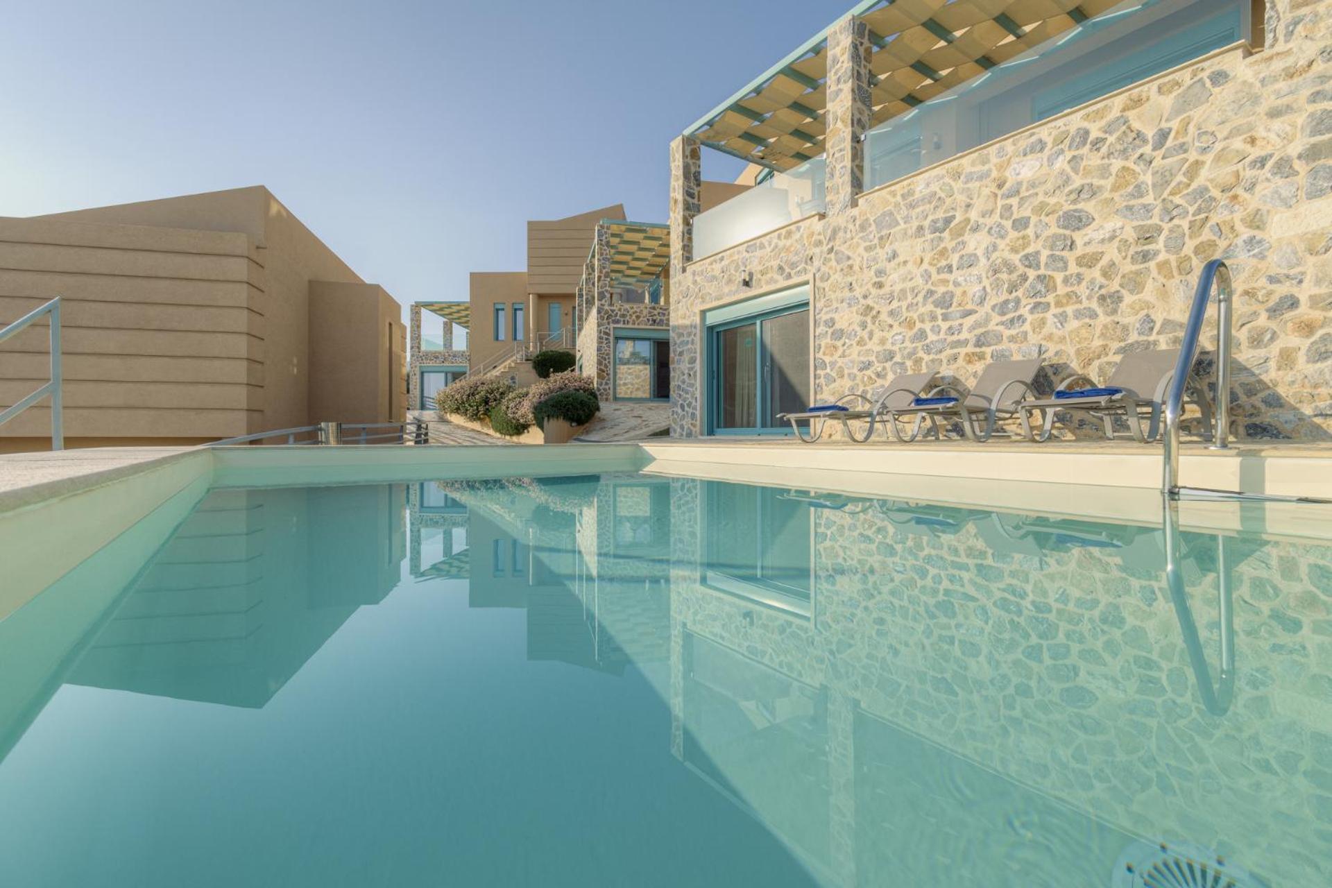 Ouzo Panoramic Houses 2, With Private Pool Plomari エクステリア 写真
