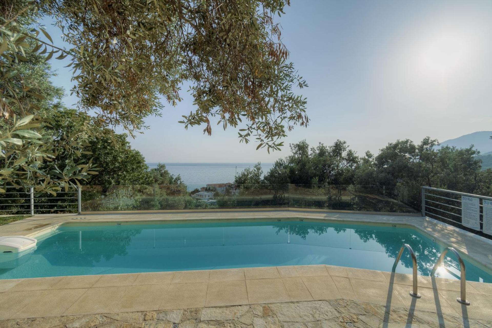 Ouzo Panoramic Houses 2, With Private Pool Plomari エクステリア 写真