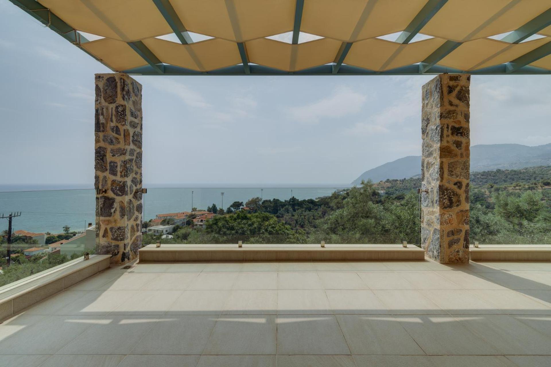 Ouzo Panoramic Houses 2, With Private Pool Plomari 部屋 写真
