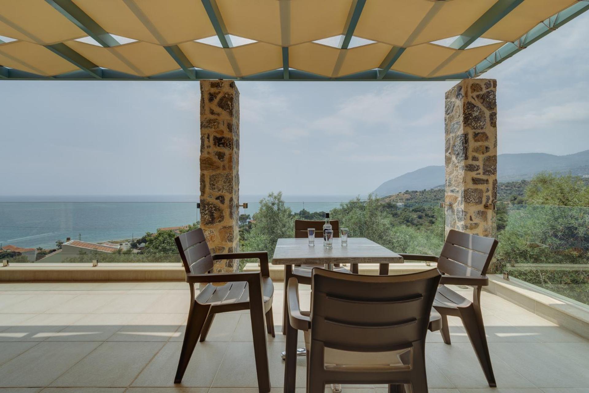 Ouzo Panoramic Houses 2, With Private Pool Plomari 部屋 写真
