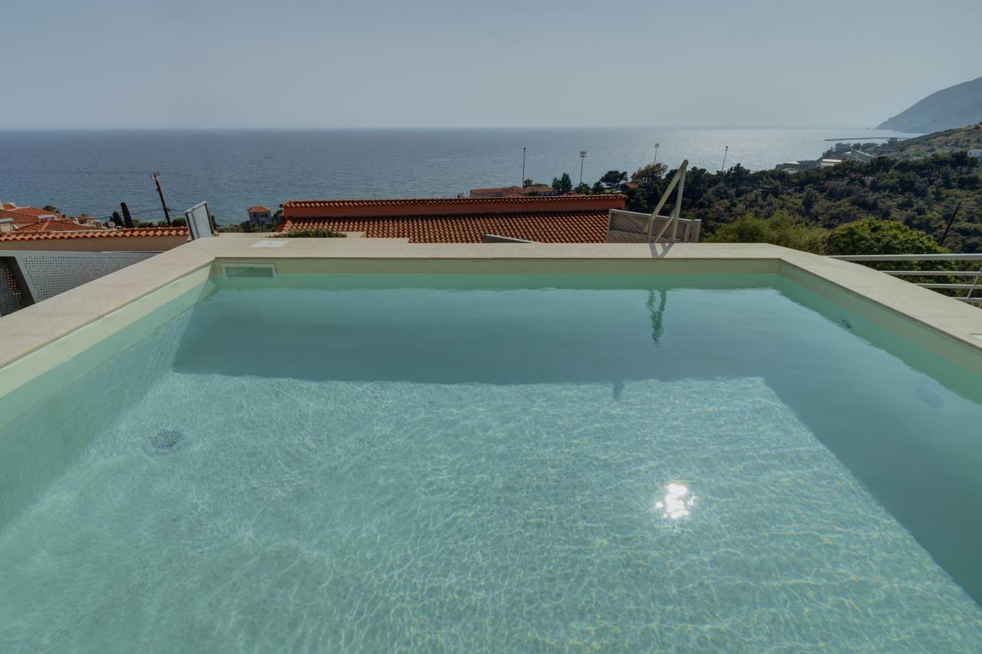 Ouzo Panoramic Houses 2, With Private Pool Plomari 部屋 写真